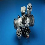 DLE170M Paramotor motore parapendio 17.5hp/7500rpm avviamento elettrico benzina UAV Power System generazione di potenza del cilindro